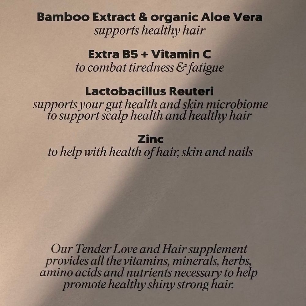 Tender Love and Hair - Original Hair Vitamins - 3 Month Supply