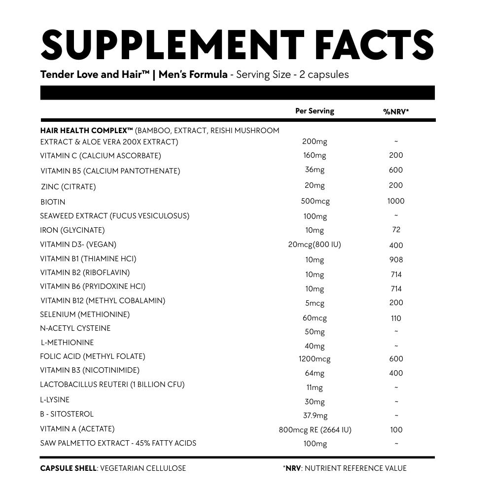 Tender Love and Hair - Men&