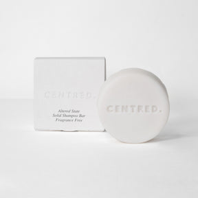 Altered State Solid Shampoo Bar - Fragrance Free - CENTRED 